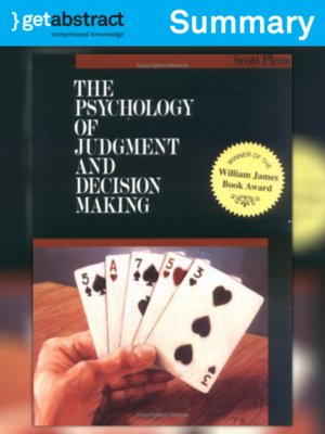 cover image of The Psychology of Judgment and Decision Making (Summary)